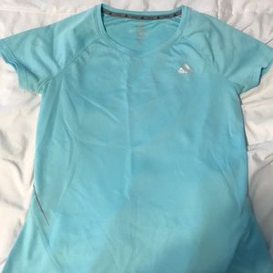 Light Blue Adidas Top
